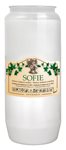 Svíčka olejová SOFIE 285g bílá, v. 14,5cm