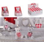 Svíčka TEDDY BEAR figurka 75mm s vůní
