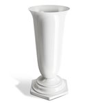 Váza zátěžová NATY  bílá v. 29,5cm