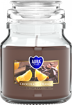 Svíčka vonná ve skle s víčkem CHOCOLATE - ORANGE 120g