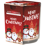 Svíčka vonná ve skle MERRY CHRISTMAS, 100g