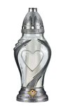 Lampa skleněná 104 CIZD čirá, 140g, v. 32cm G