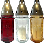 Lampa skleněná 109 NZ MIX, 60g, v. 20 cm G