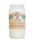 Svíčka olejová SOFIE 100g bílá, v. 9,5cm