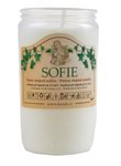 Svíčka olejová SOFIE 1 bílá, 150g, v. 10cm