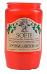 Svíčka olejová SOFIE 150g červená, v. 10cm