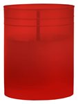 Svíčka parafínová  55g červená, v. 5,8cm