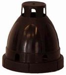 Kryt náhradní plastový P-59K černý, prům. 59 mm