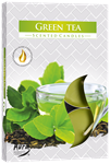 Svíčka čajová GREEN TEA 6ks