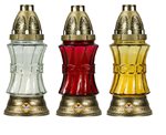 Lampa skleněná 108  NZ MIX, 60g, v. 23 cm