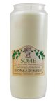 Svíčka olejová SOFIE 7 bílá, 325 g, v. 14,5cm