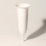 Váza ELEANOR zápichová bílá 35cm