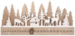 Adventní kalendář panorama les 40 x 18 cm